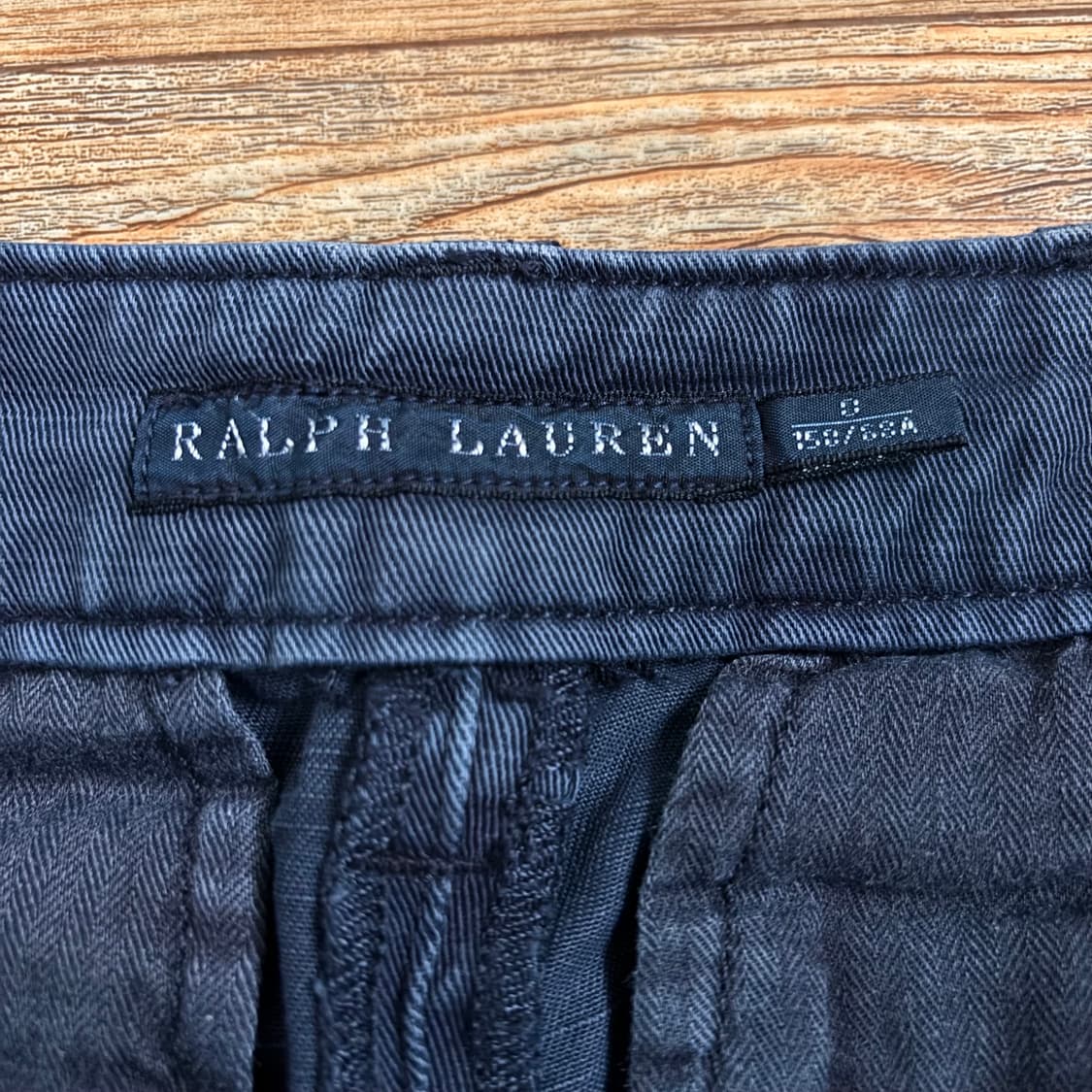 폴로 랄프로렌 가먼트다잉 면바지 26 빈티지 네이비 나염 워싱 상품이미지9