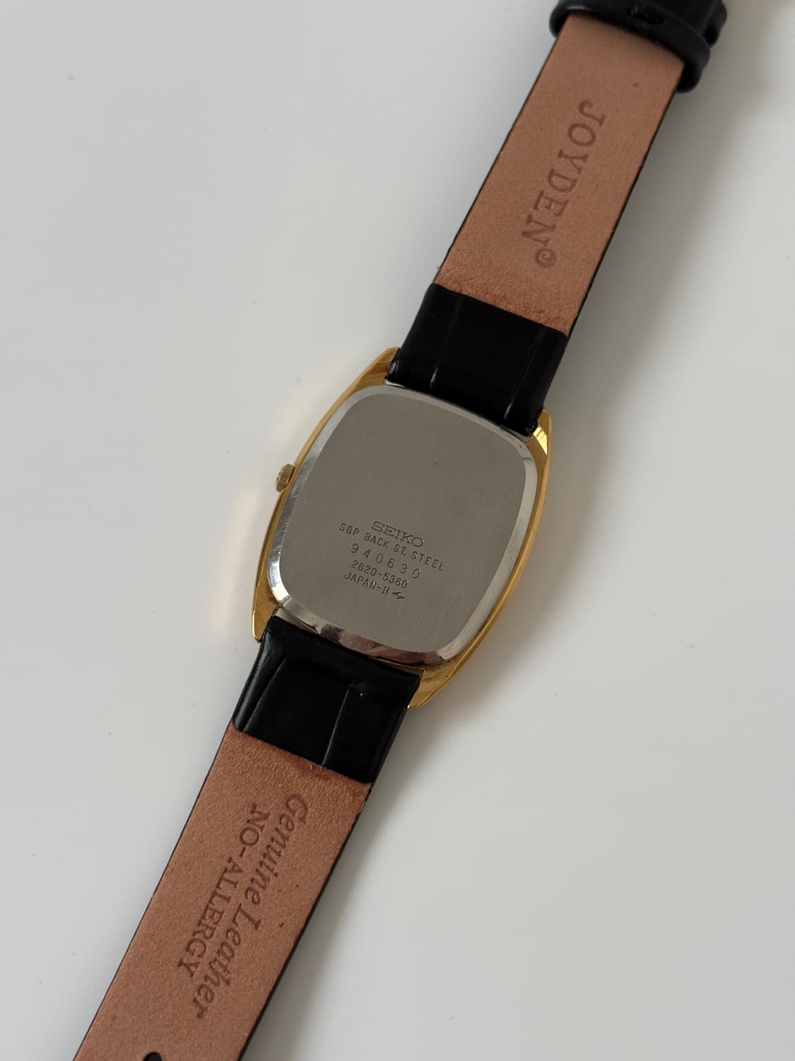 1980s Chariot Grey Dial Gold Tank Quartz 상품이미지7