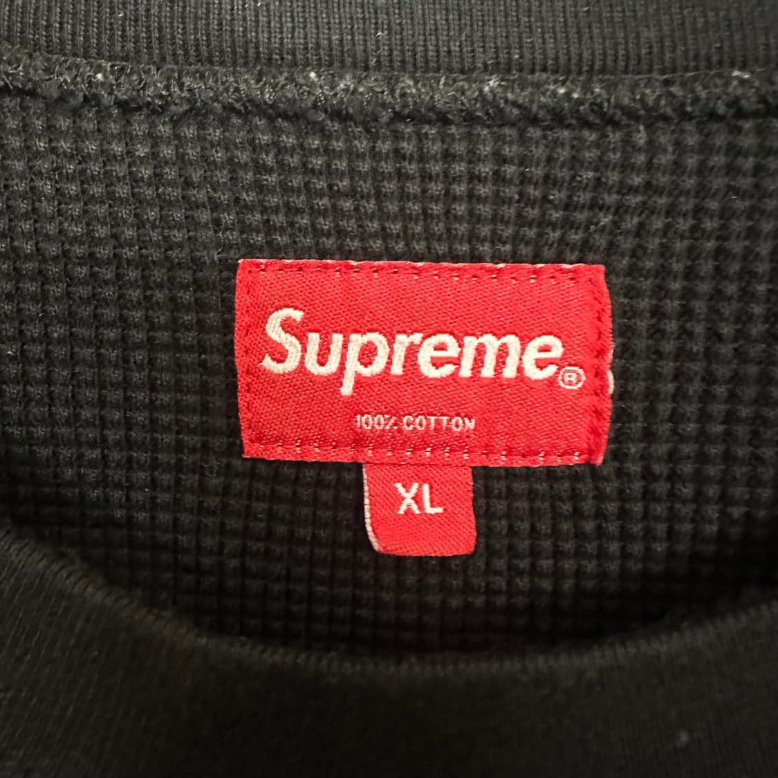 2018FW 슈프림 써멀 와플 롱슬리브 상품이미지5