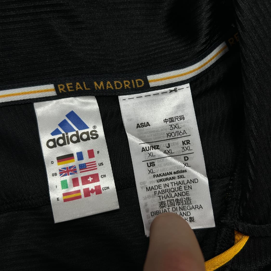 아디다스 레알마드리드 99-00 어웨이 유니폼(3XL) 상품이미지2