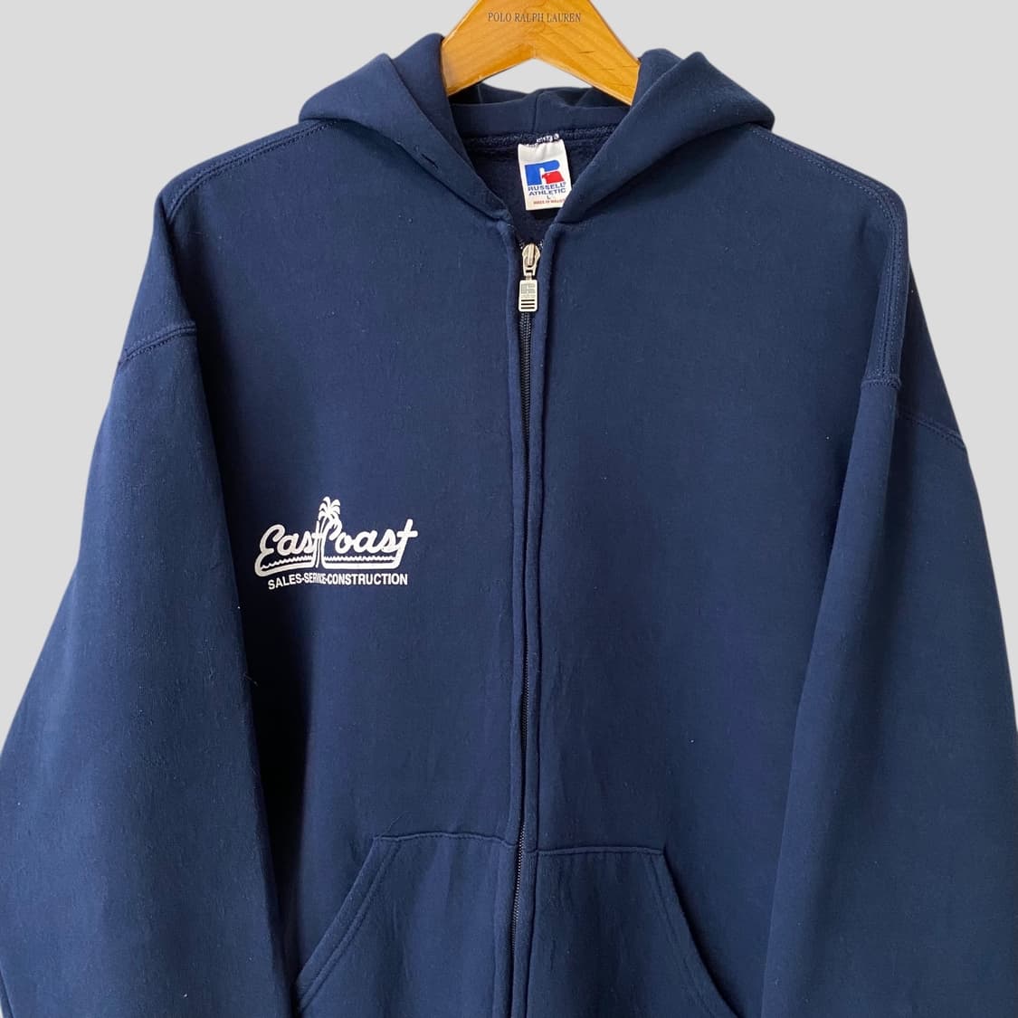 (L)빈티지 러셀 스웨트 후드집업 상품이미지2