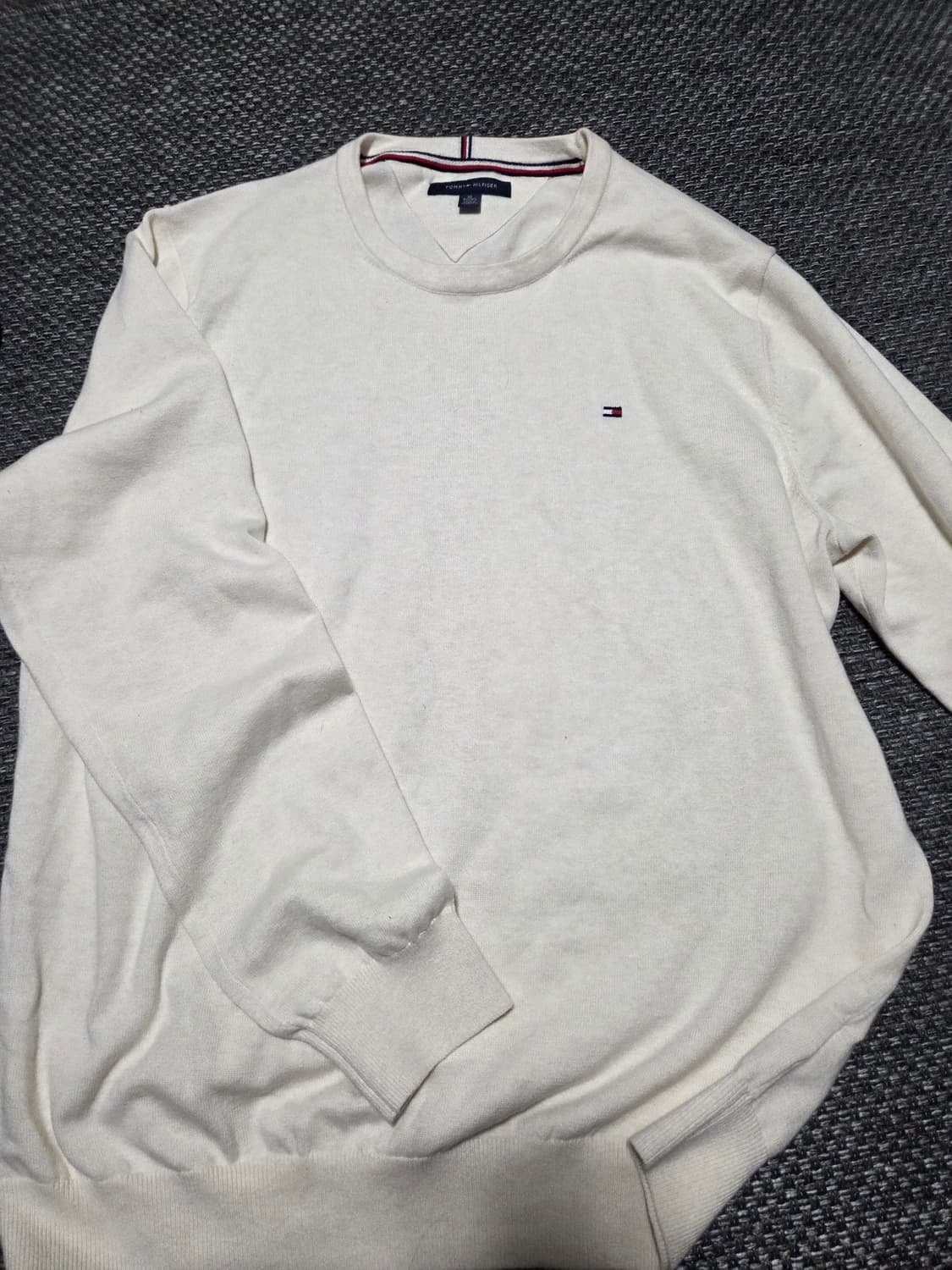 타미힐피거 오트밀 니트 L 상품이미지3