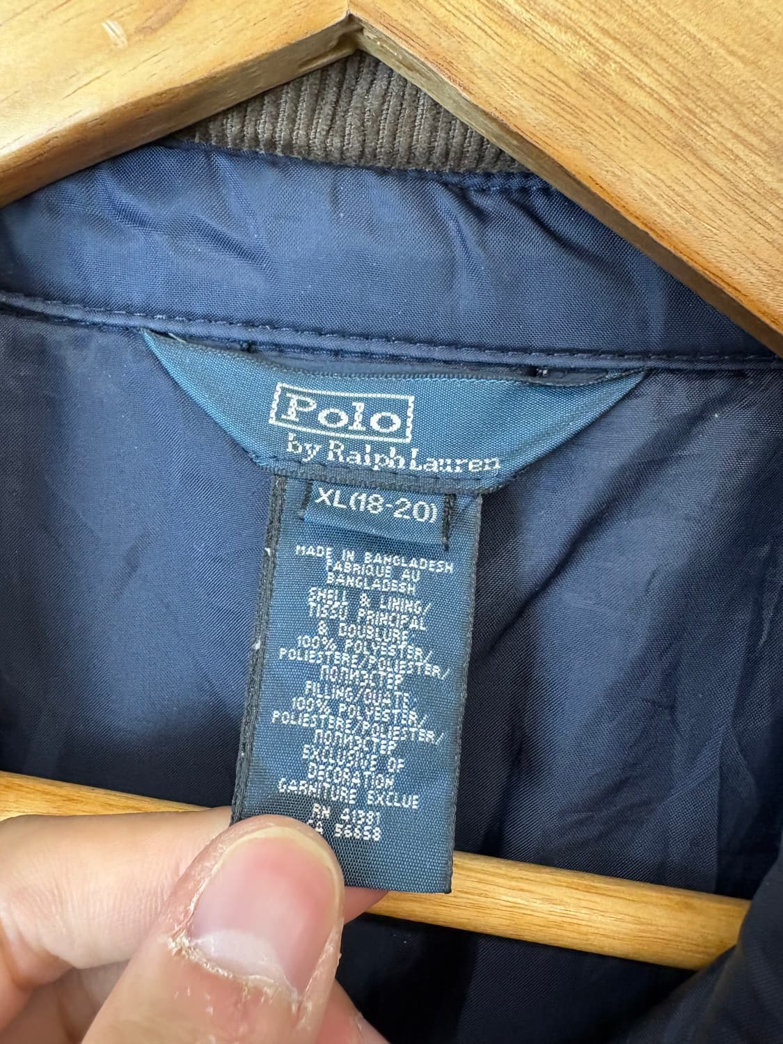 폴로랄프로렌 보이즈 네이비 퀼팅 자켓 상품이미지7