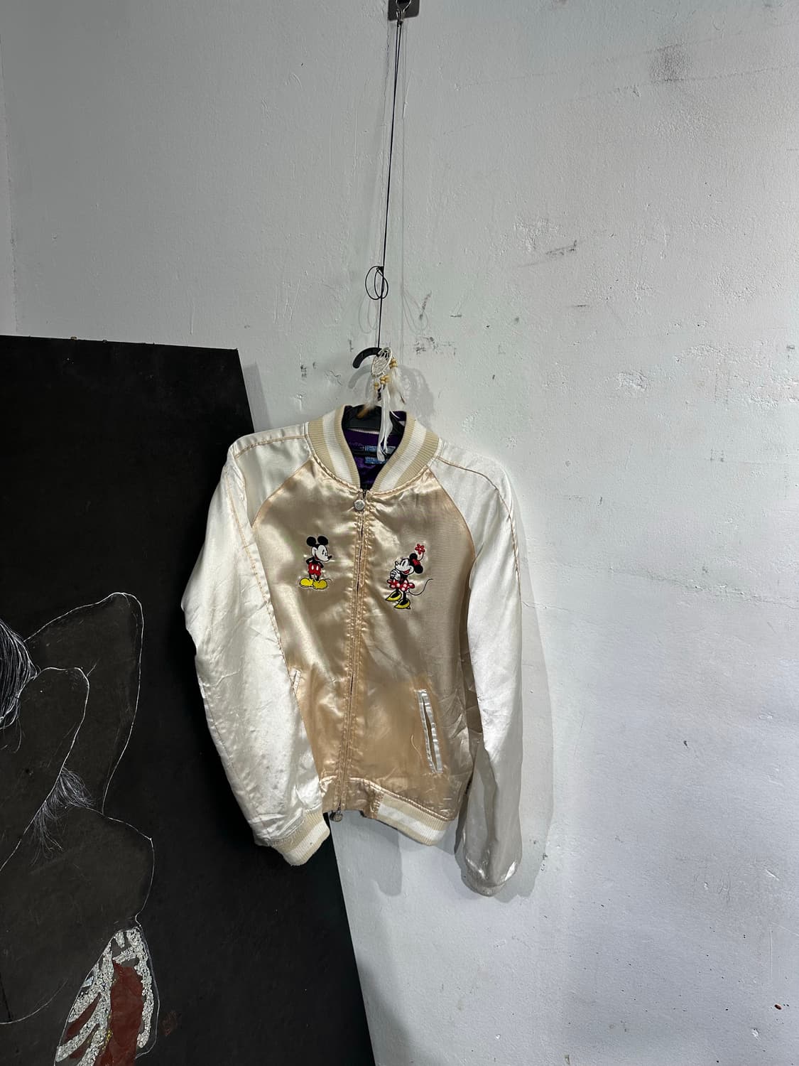 디즈니 크림 미키마우스 스카잔 자켓 상품이미지8