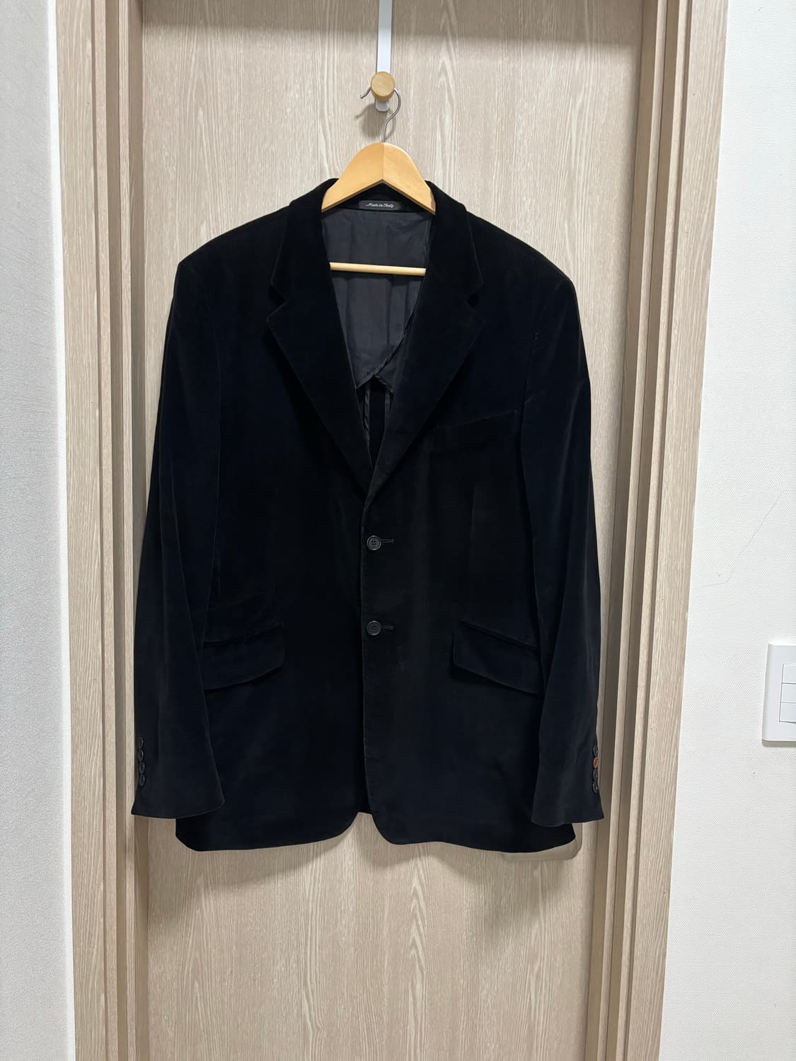 폴스미스 코듀로이 자켓42(넉넉한105)/블랙 상품이미지1