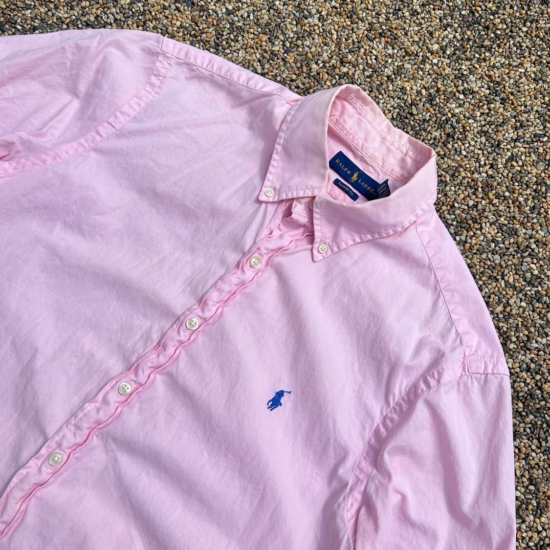 폴로 (POLO RalphLauren)핑크 반팔 셔츠 상품이미지2