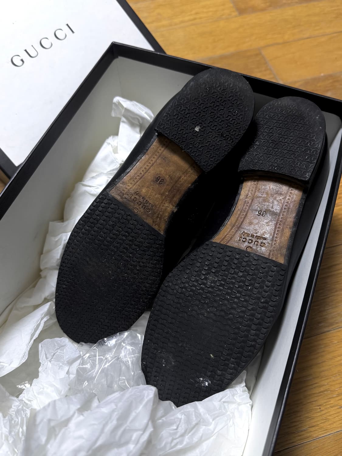 구찌 홀스빗 조르단 로퍼 레더 36 230 사이즈 상품이미지3