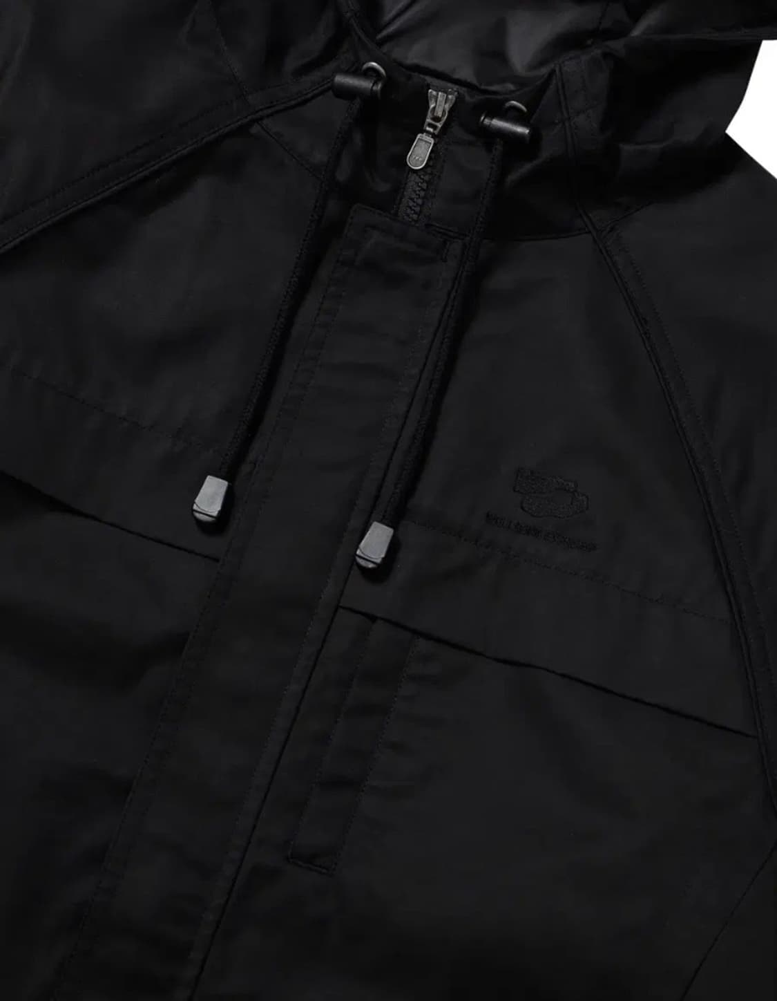 웰빙익스프레스 middle length windbreaker /black 상품이미지3