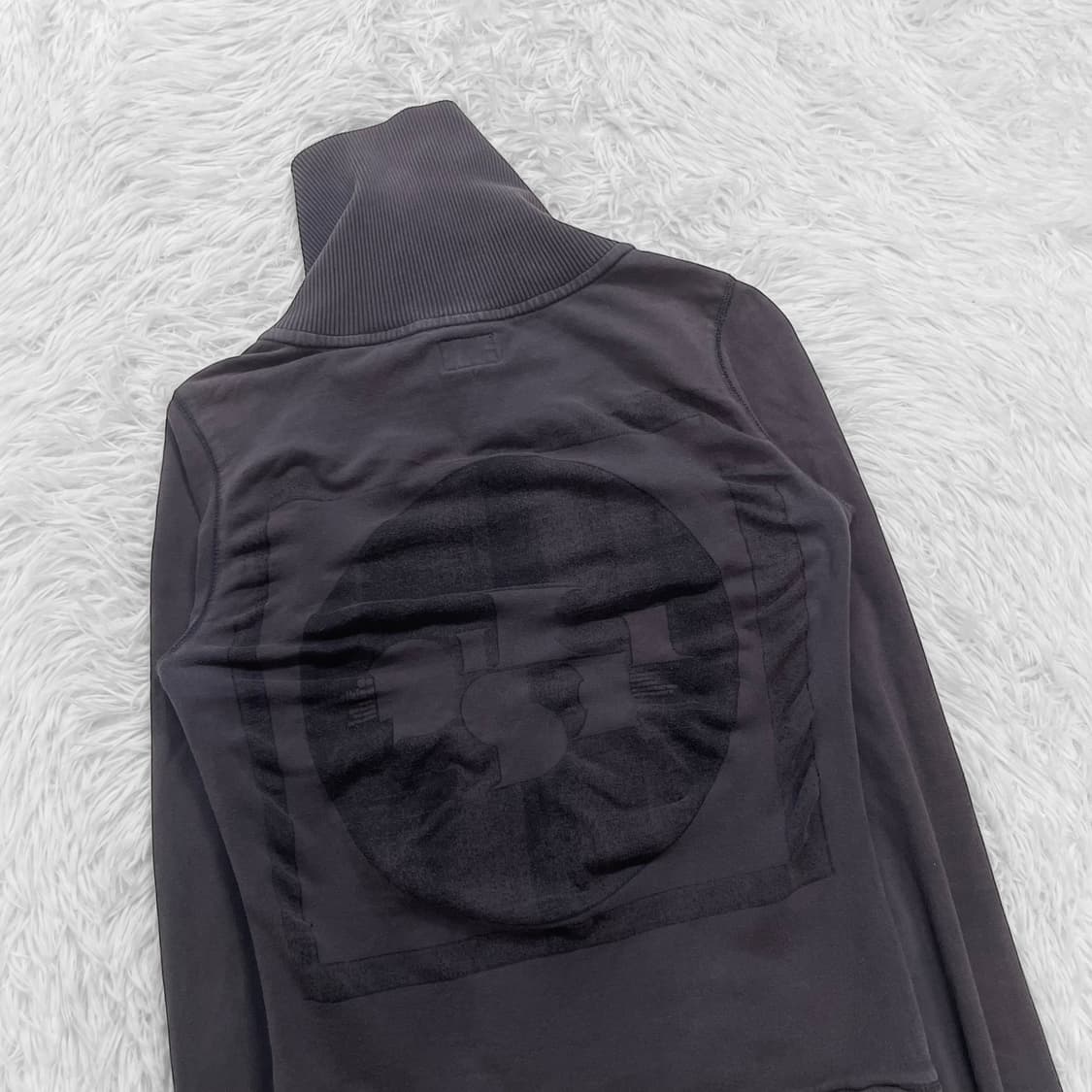 디젤 하이넥 스웻 집업 자켓 다크그레이 상품이미지5