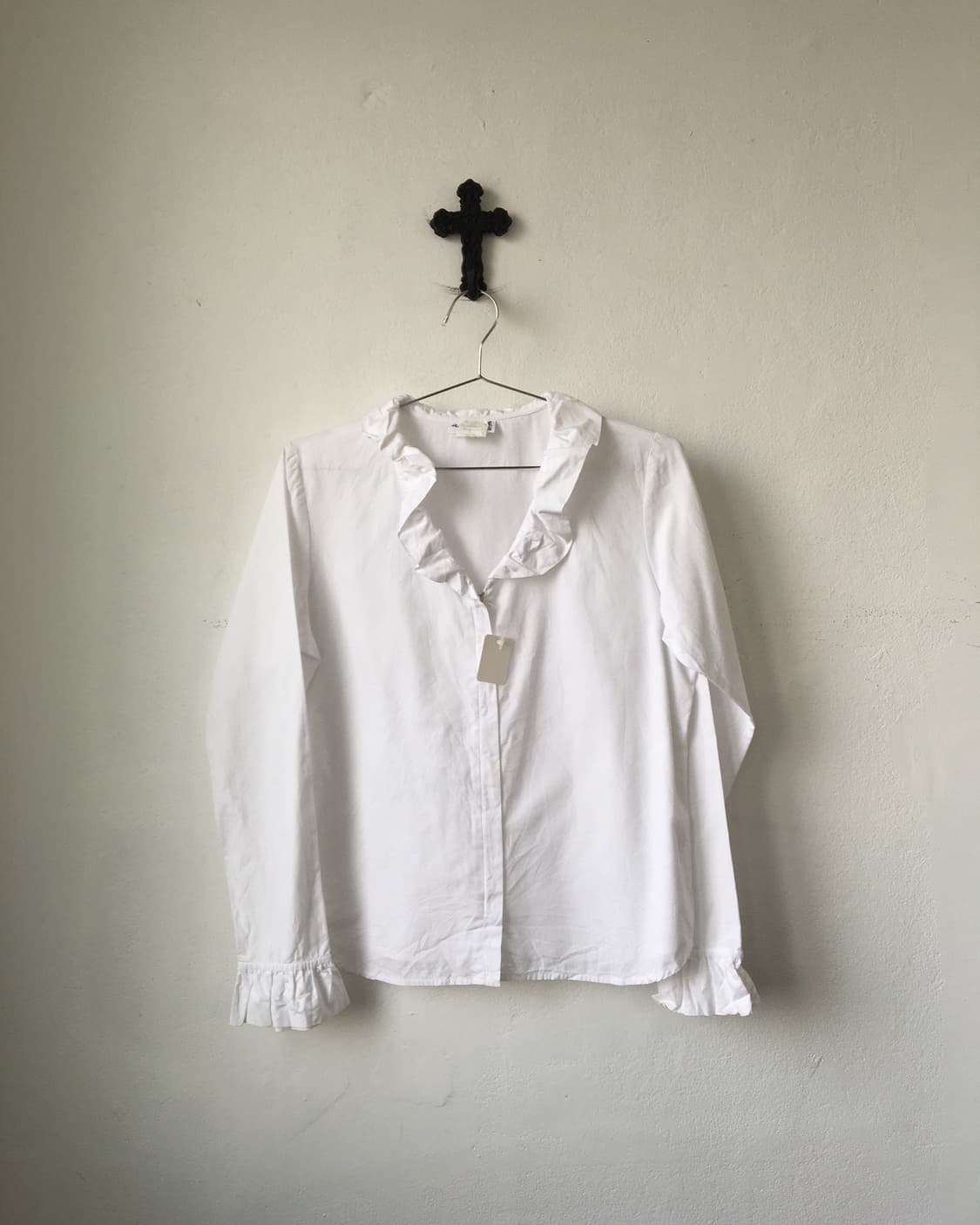 Agnes b frill point zip up 상품이미지2