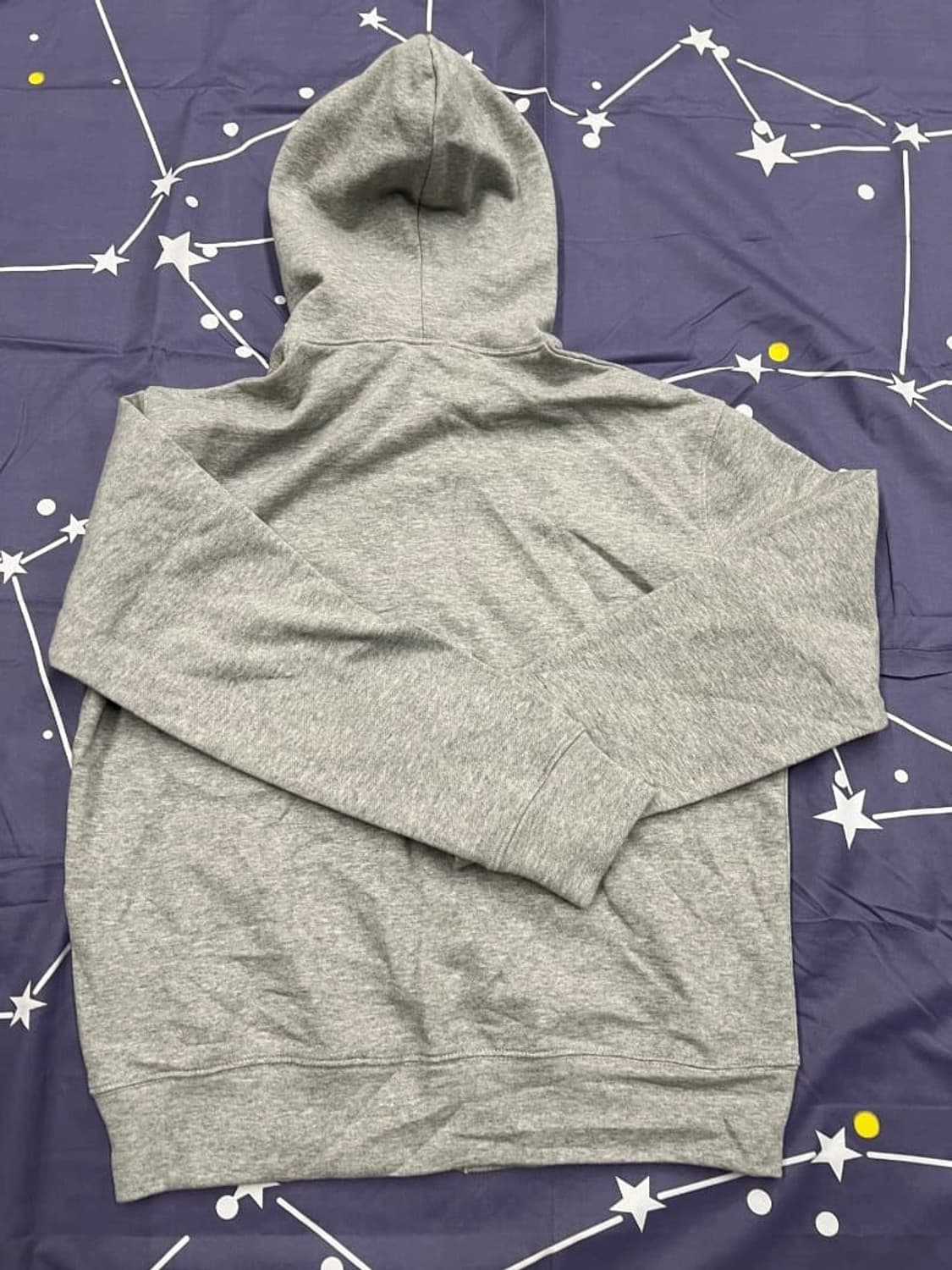 플레이 꼼데가르송 더블 아이 블랙 하트 후드 집업 그레이 상품이미지1