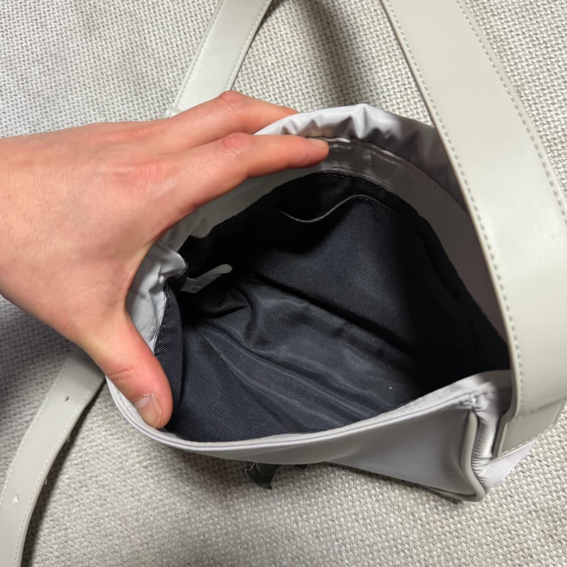 마땡킹 라이트 그레이 미니 버클백 상품이미지4