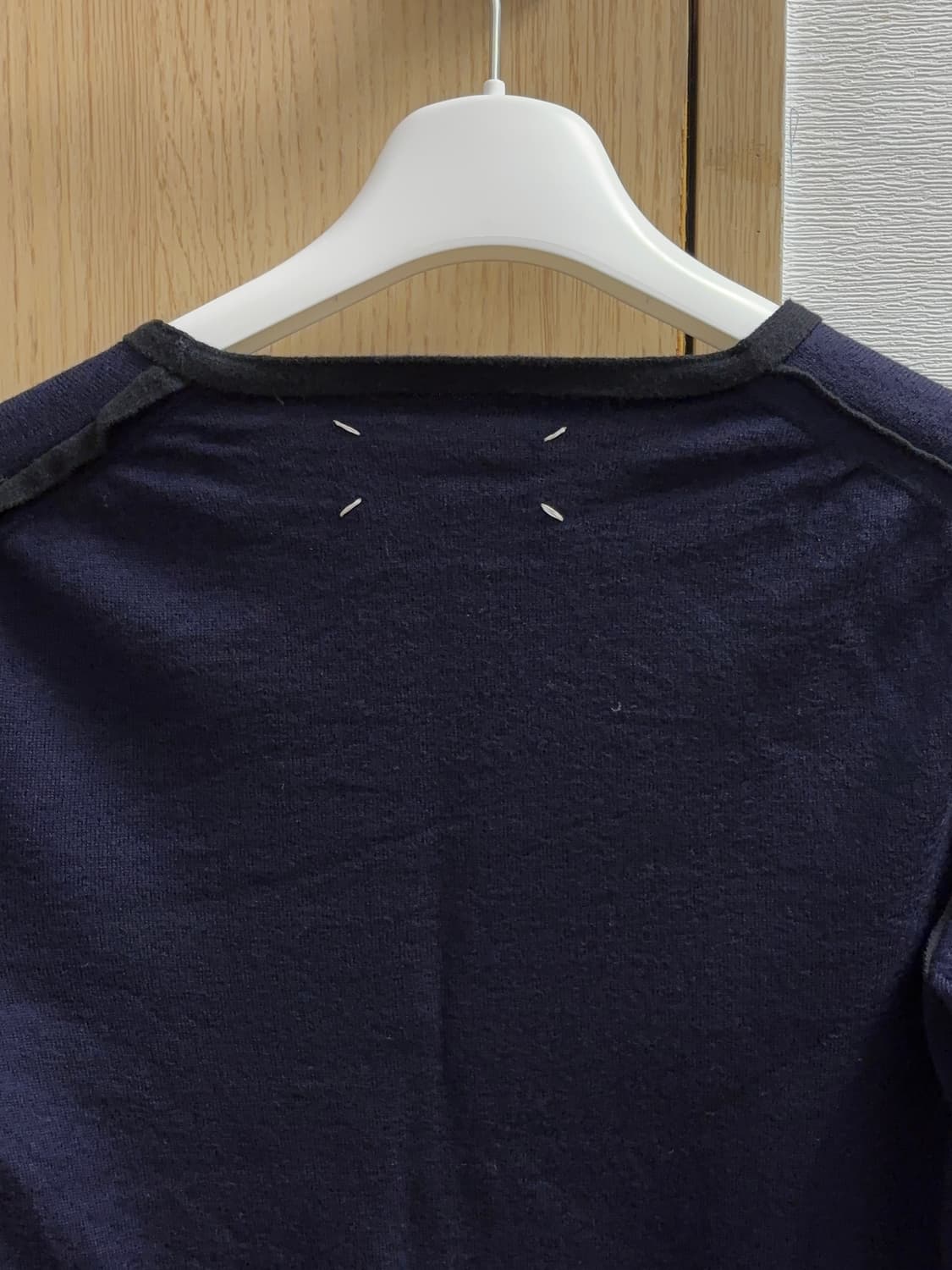 메종 마르지엘라 네이비 니트 S 상품이미지5