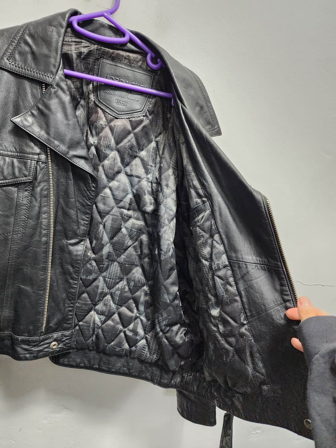 소가죽 90's 라이더자켓  상품이미지5