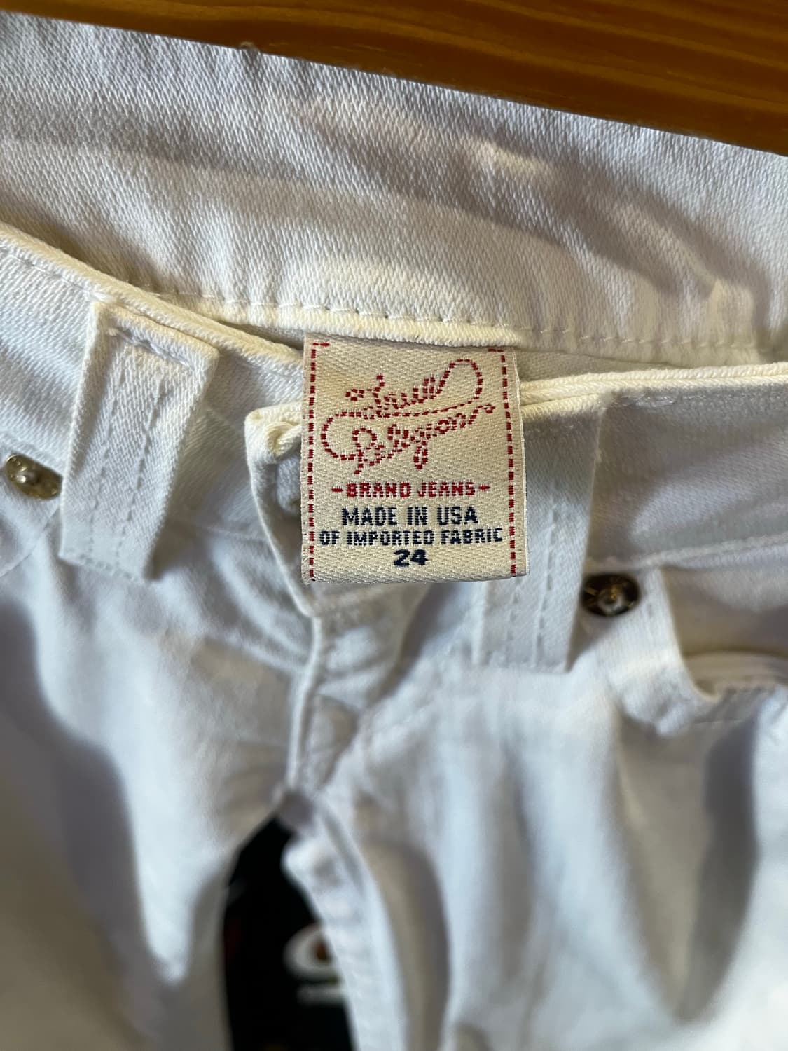 트루릴리젼 화이트•골드 부츠컷 데님팬츠 24 상품이미지7