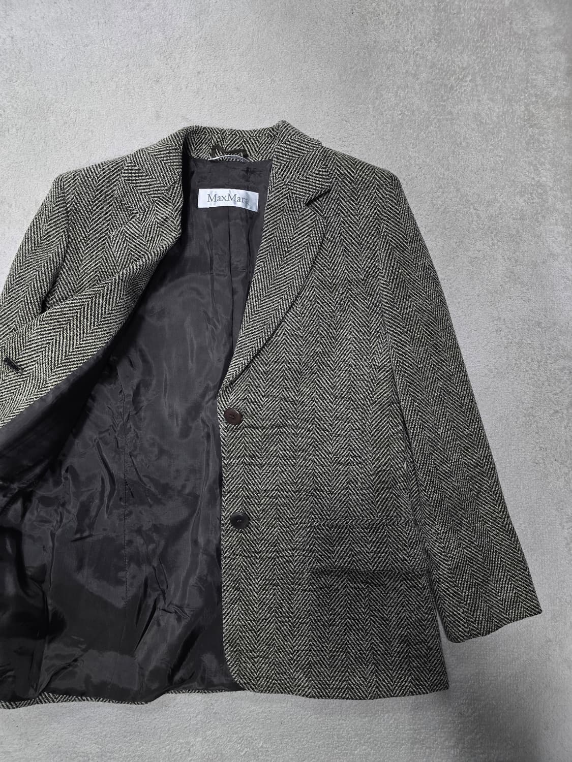 막스마라 라나 버진 울 해링본 자켓 XS 상품이미지4