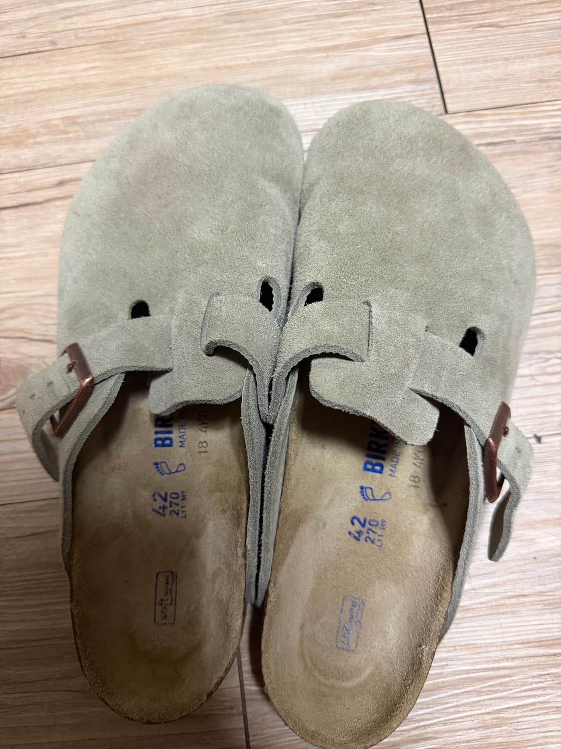 버켄스탁 보스턴 소프트 풋베드 토프 - 레귤러 상품이미지4