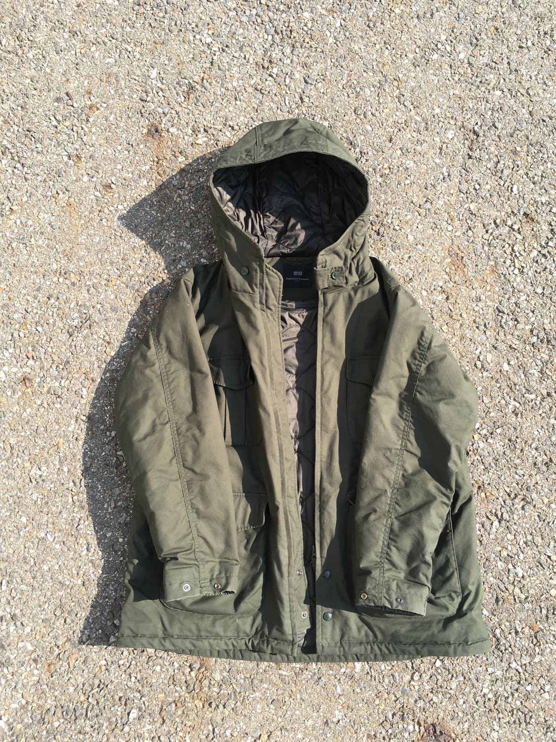 엔지니어드가먼츠 유니클로 퍼프테크 자켓 L 판매합니다. 상품이미지1