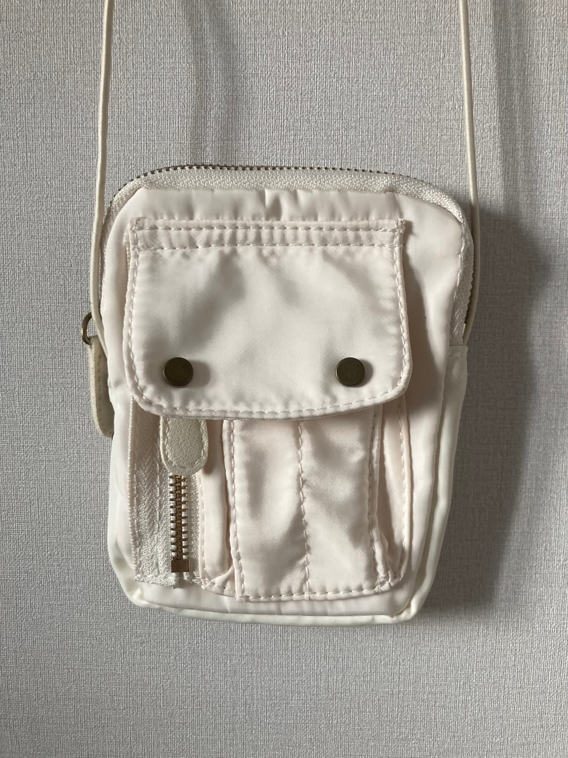 기준 미니백 나일론 화이트 상품이미지2