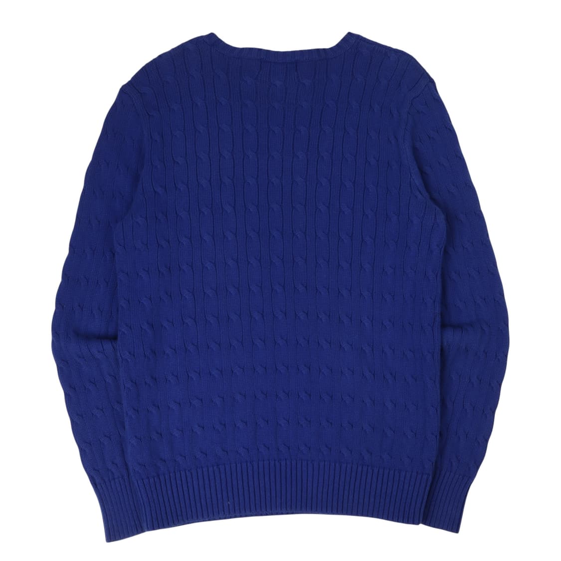 폴로 랄프로렌 블루 코튼 케이블 니트 상품이미지2