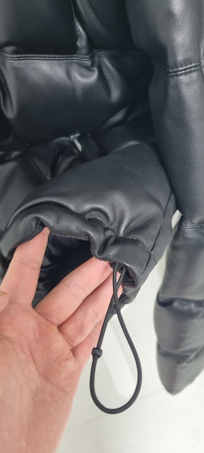 페치선데이 레더 폴리쉬 구스 챌린저 자켓 블랙 XL사이즈 상품이미지8