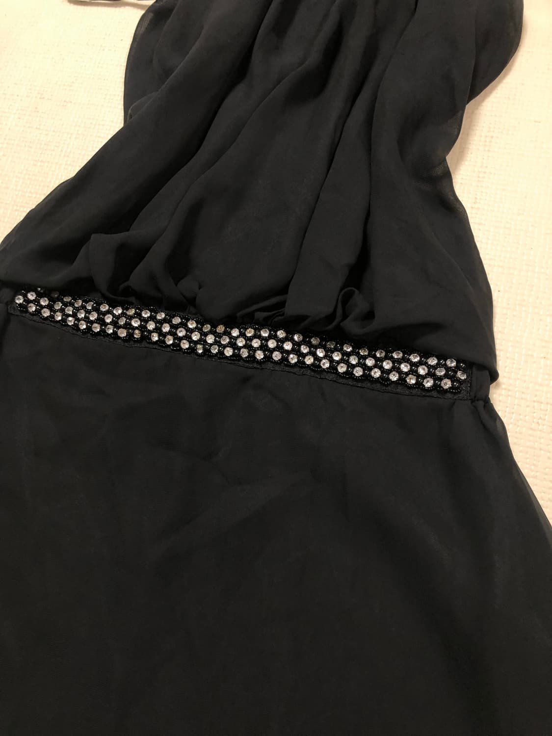 빈티지 블랙 홀터넥 원피스 상품이미지10