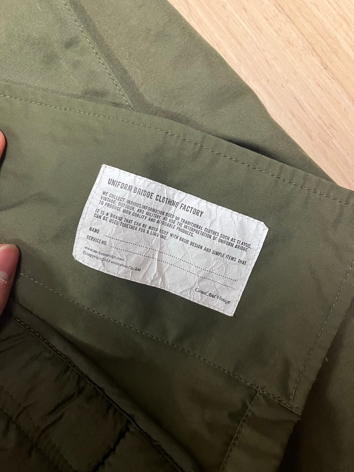 uniform bridge 후드 야상코트 상품이미지2