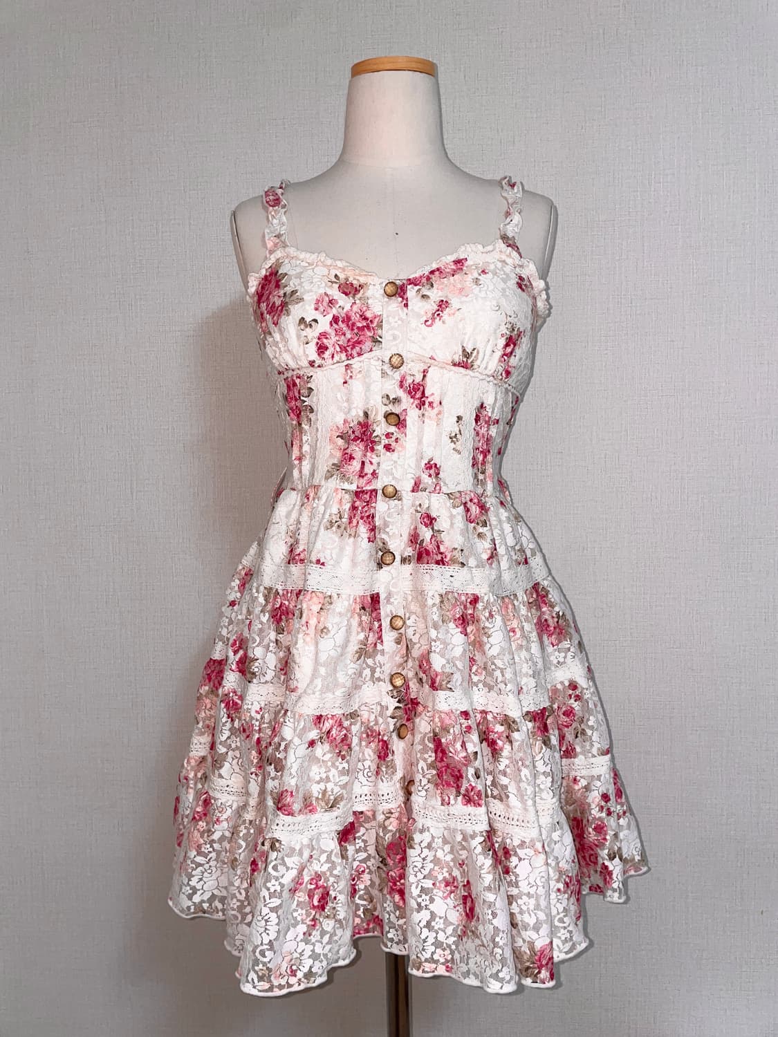 리즈리사 플로럴 패턴 원피스 히메갸루 상품이미지1