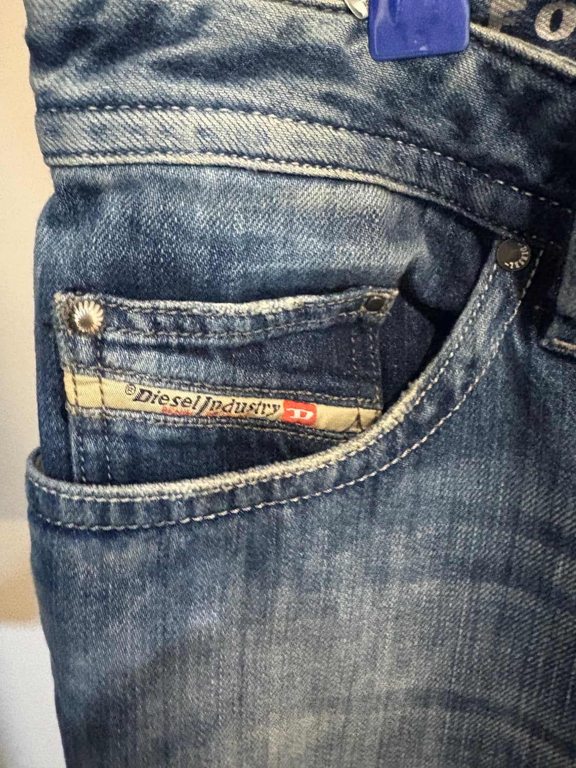 디젤 DIESEL Thavar 청바지 /Wash 888N/W34 L32 상품이미지4