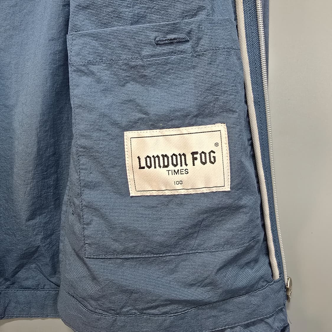 런던포그(London Fog) 경량 집업 바람막이 자켓 100 상품이미지4
