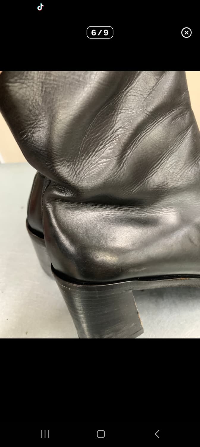 Gucci 앵클 레더 부츠 블랙 7.5(255) (gr-3506) 상품이미지6