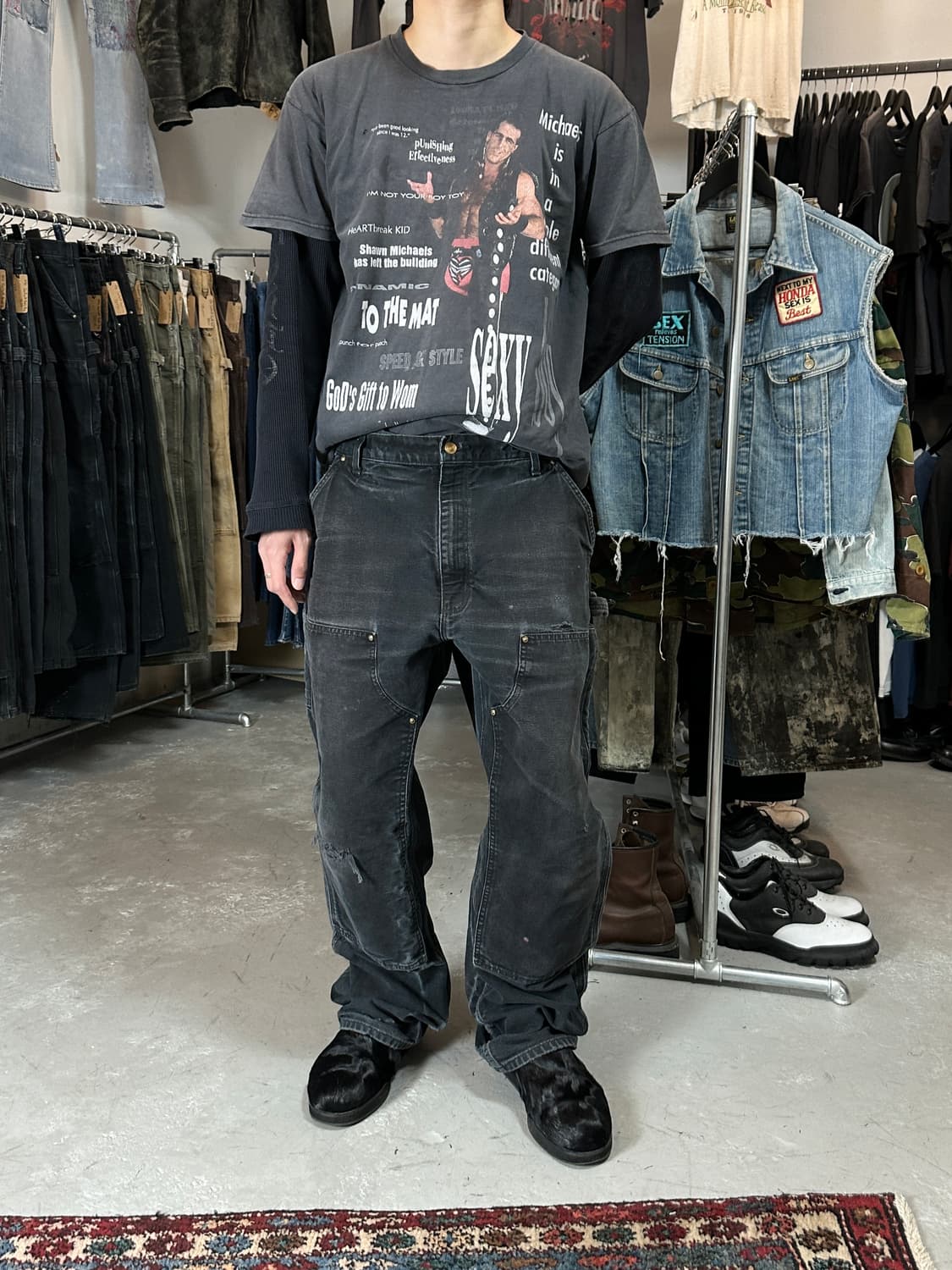 OG USA Made 칼하트 B01 더블니 팬츠 칼하트 썩블니 상품이미지10