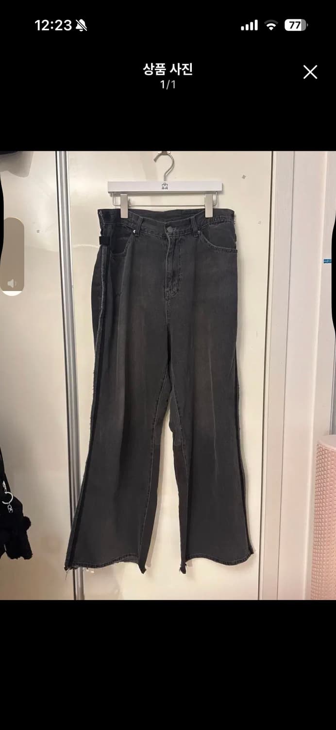 [4] 24FW 폴리테루 리빌드 고시마 - 워시드 블랙 상품이미지1