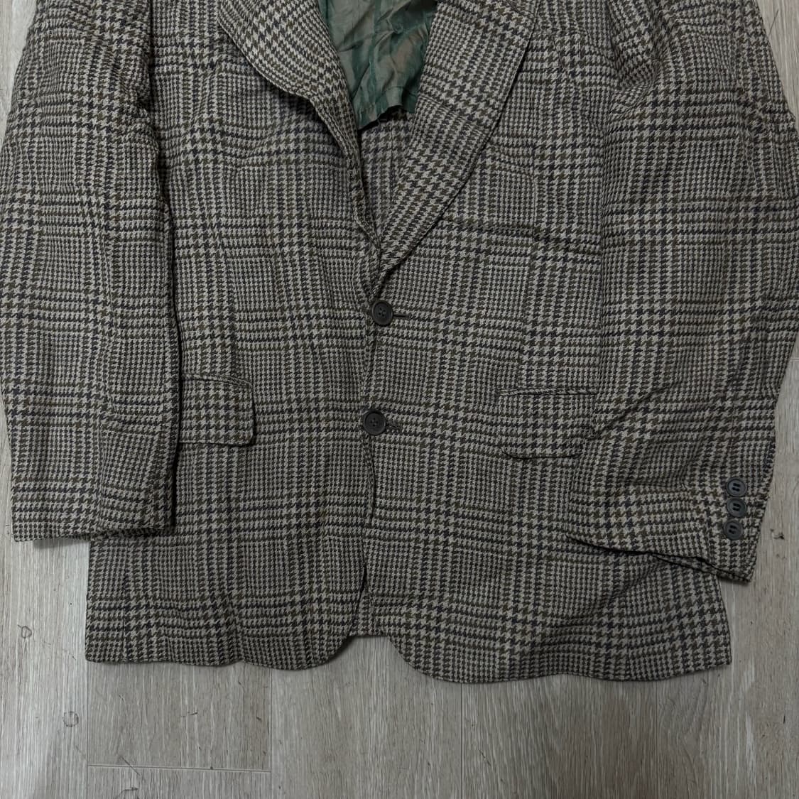 유니버소 남성 클래식 체크 자켓 M/95  상품이미지3
