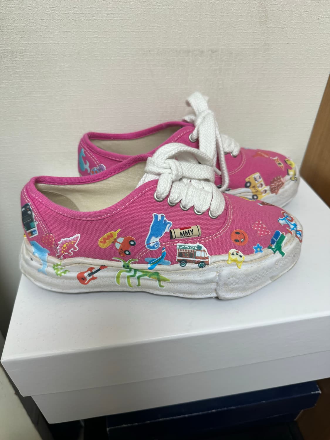 메종 미하라 야스히로 베이커 스티커 프린트 size 37 상품이미지2