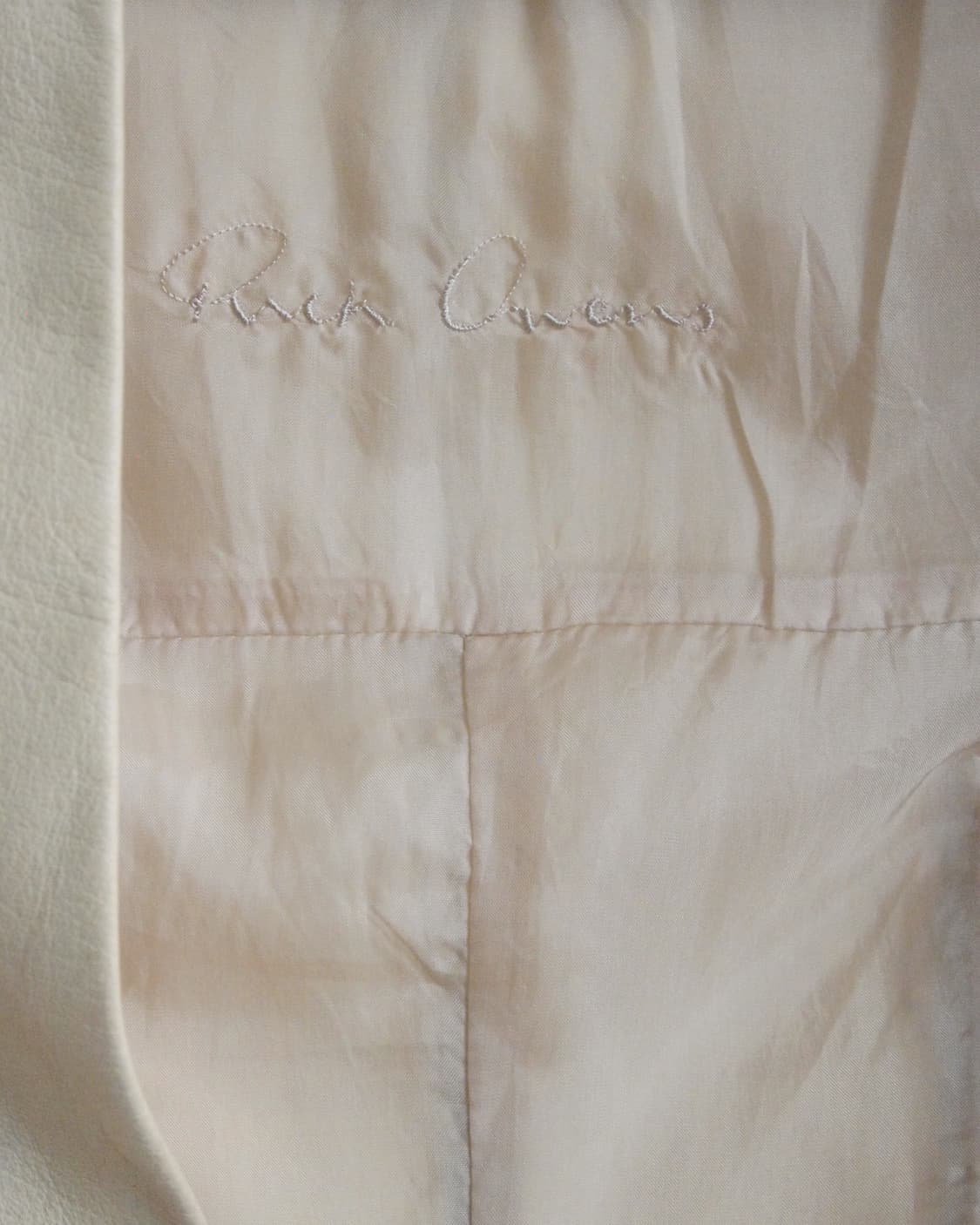 릭오웬스 olmar&mirta asymmetric 레더 블레이져 상품이미지6