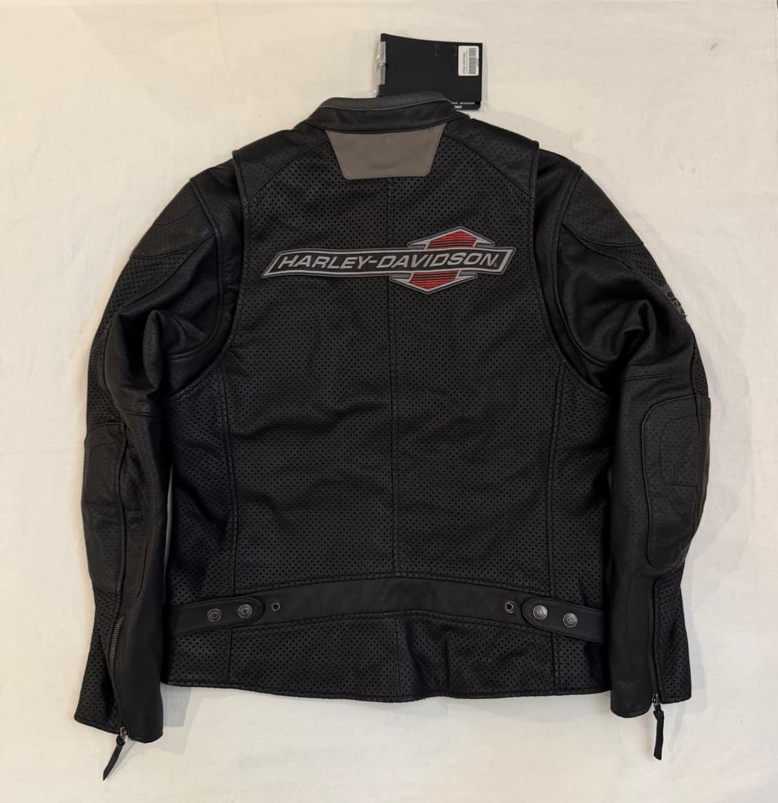 할리데이비슨 만타 메쉬 소가죽 라이더자켓 블랙 상품이미지5