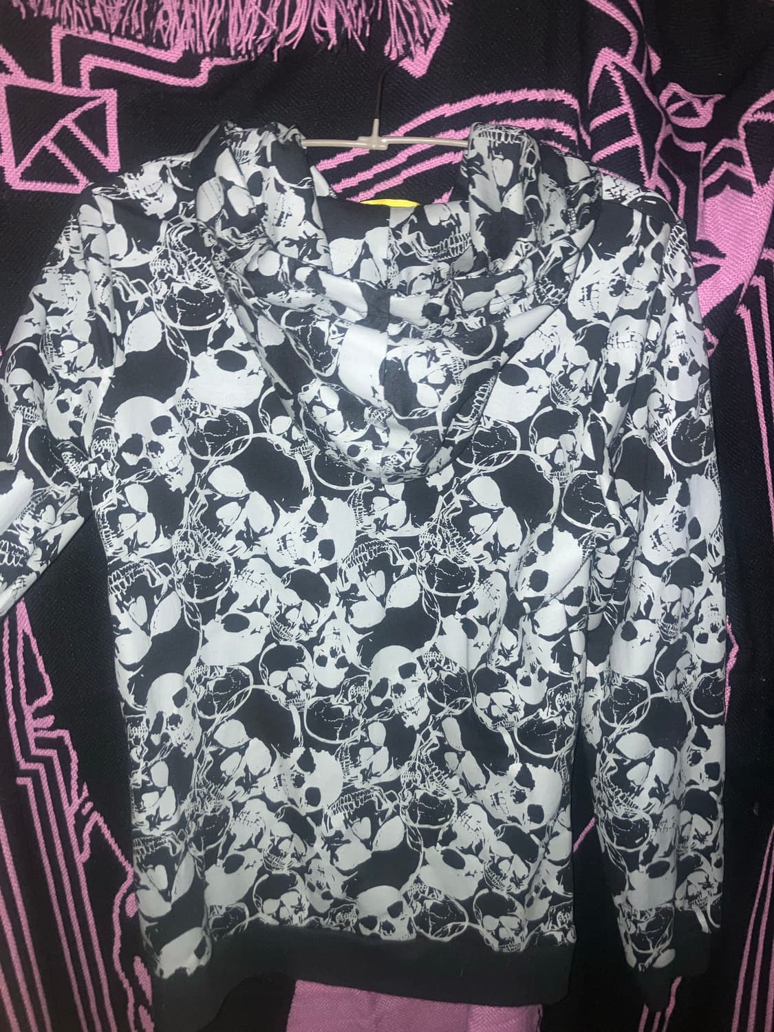 060 2NE1 skull punk hood  상품이미지2