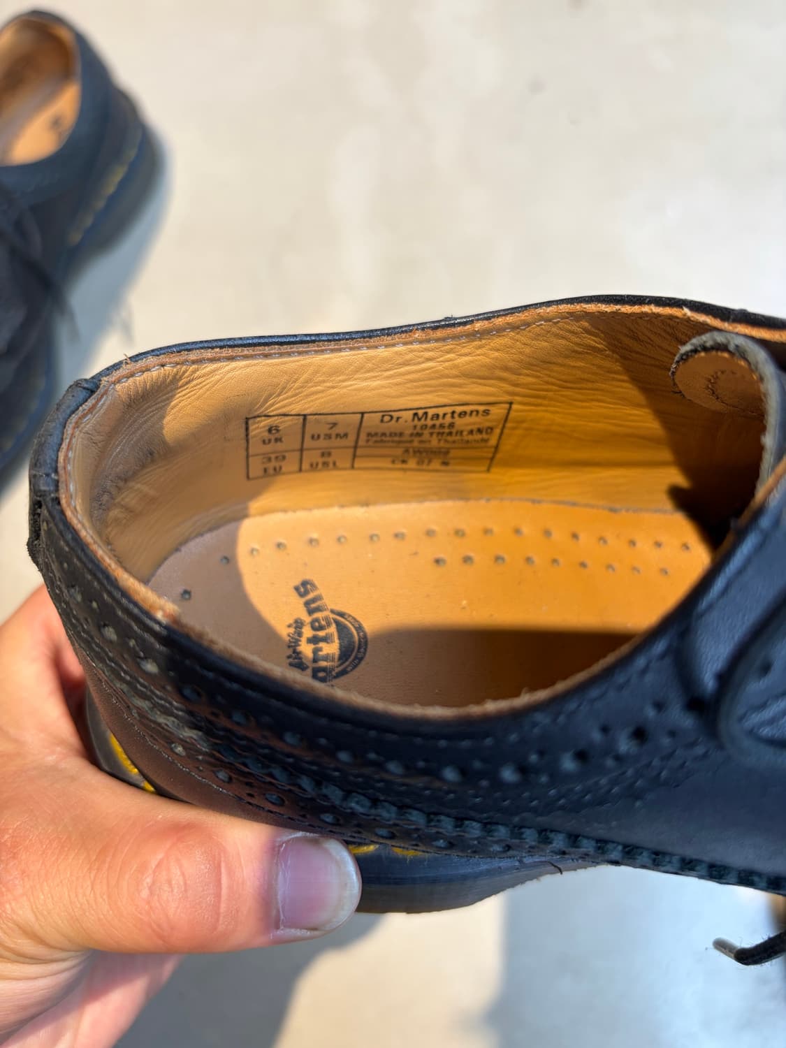 250) Dr. Martens 블랙 윙팁 슈즈 상품이미지5