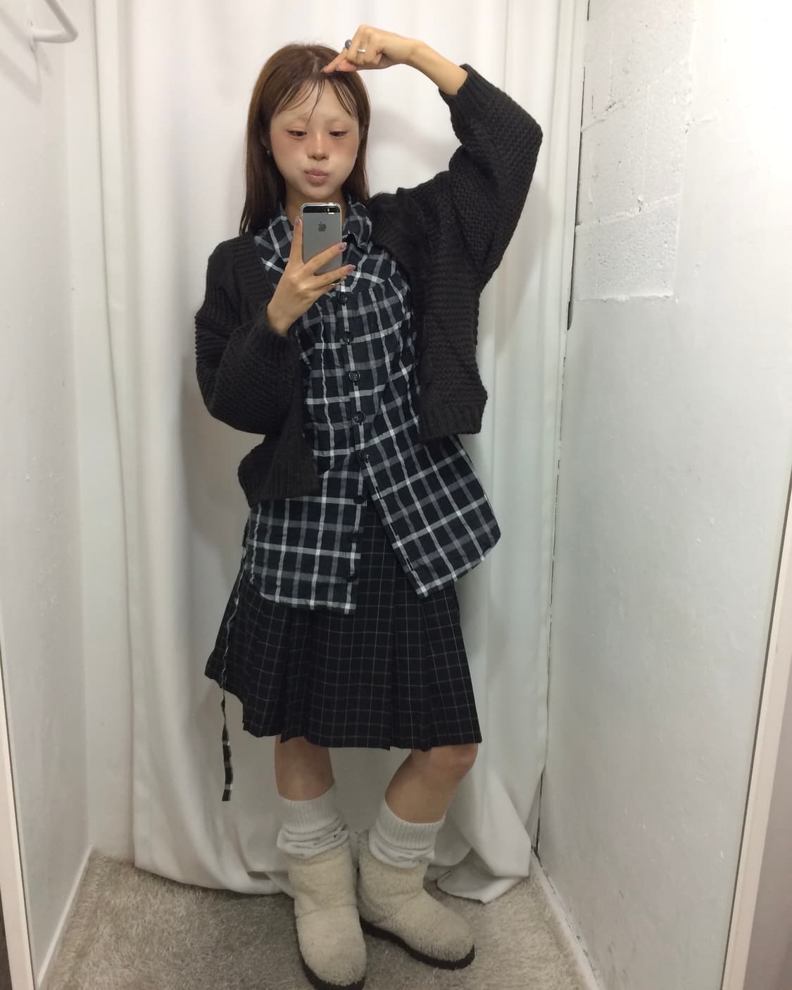 🕸️쁘띠 체크 코디 🕸️ 상품이미지2