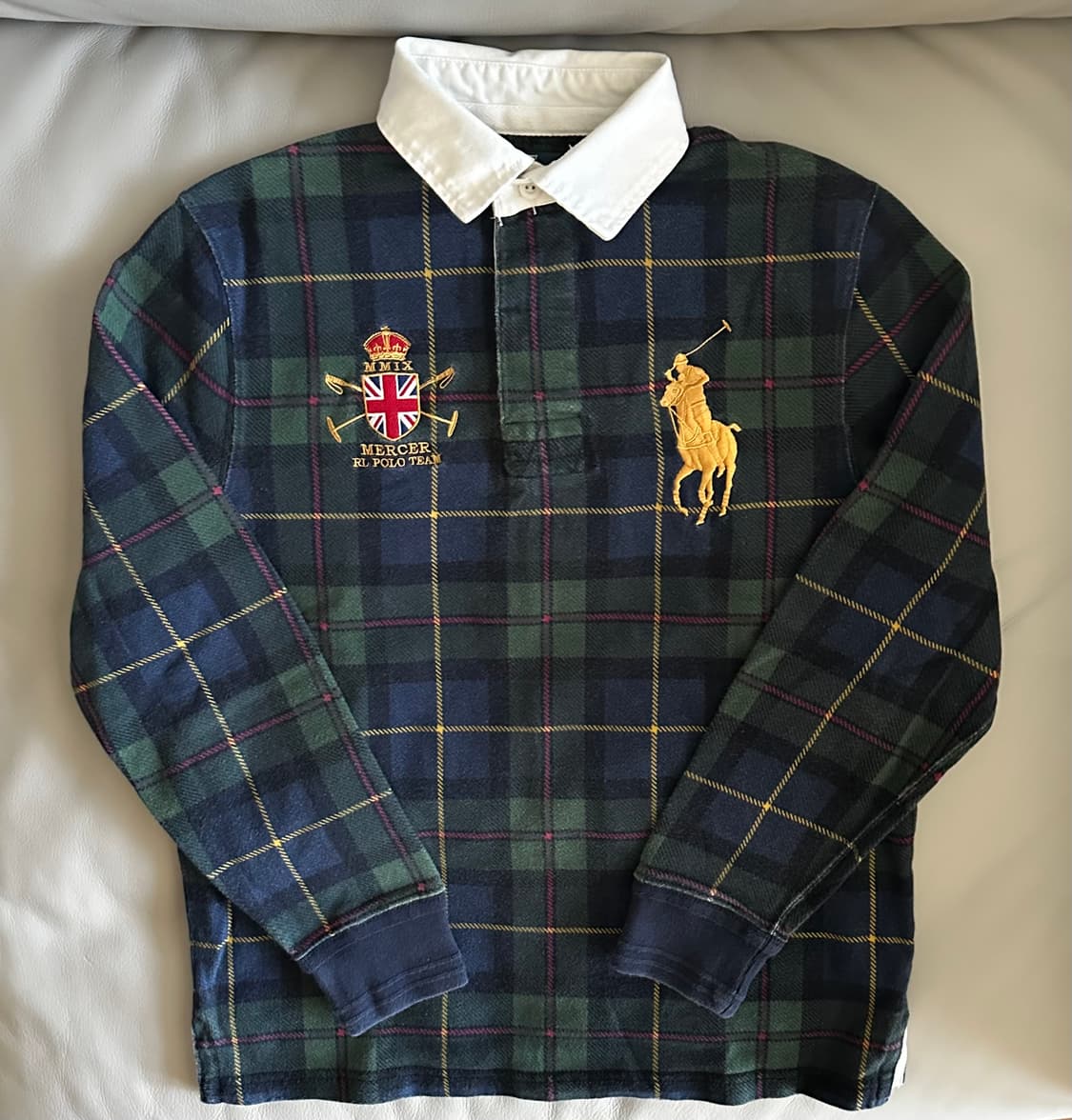 폴로 랄프로렌 빅포니 체크 럭비티 S 상품이미지1