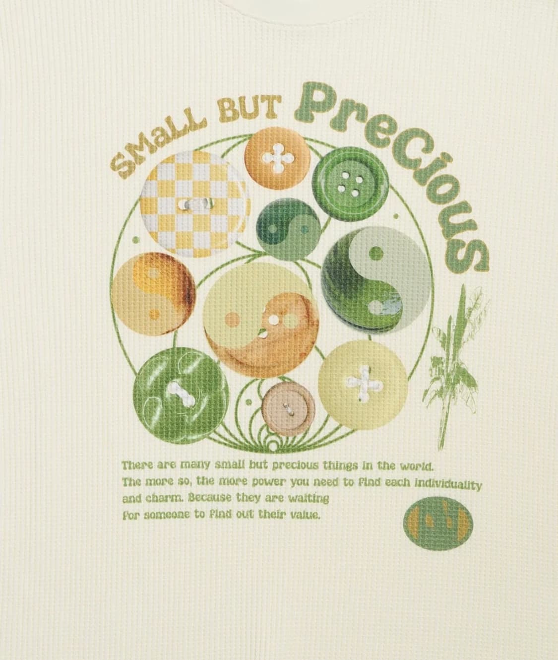 애드오프 니트 맨투맨 s 아이보리 상품이미지3