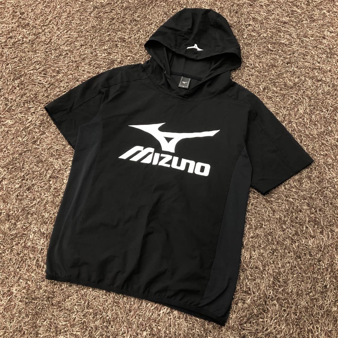 S 미즈노 기능성 후드 반팔 티셔츠 상품이미지1