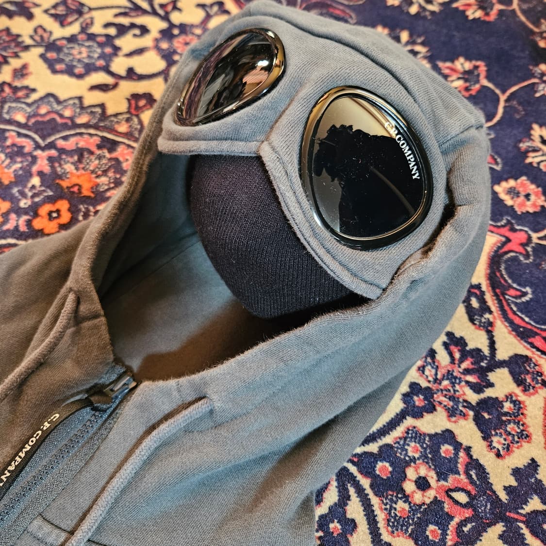 CP컴퍼니 21SS 다이애그널 고글 후드집업 XL size 상품이미지3