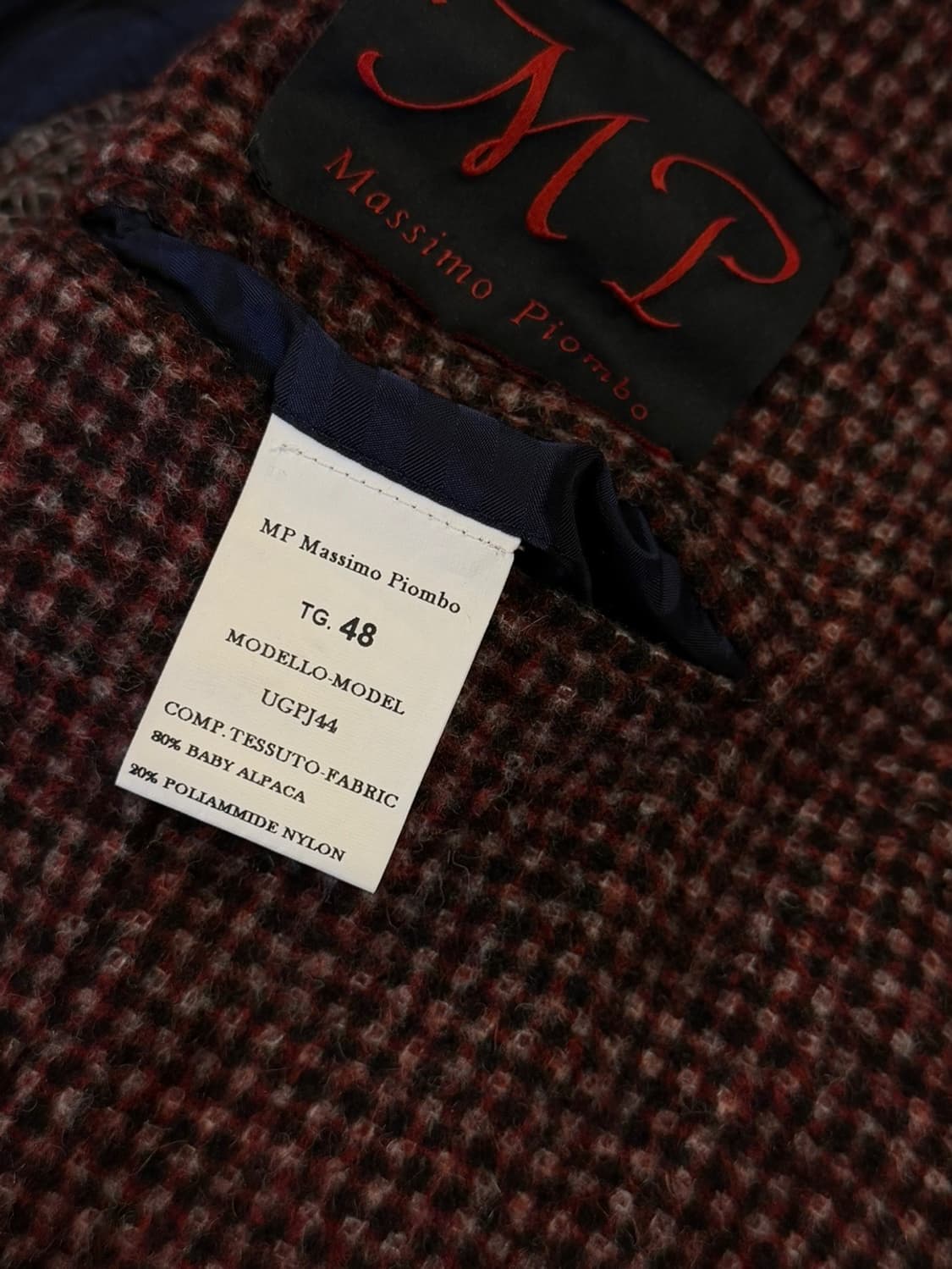 마시모 피옴보 플란넬 자켓 슬림100 상품이미지9