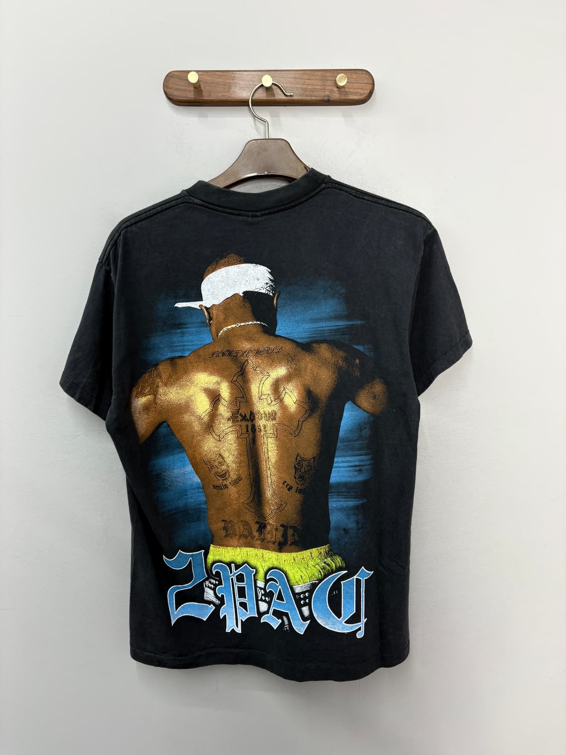 빈티지 힙합 투팍 샤커 그래픽 반팔 A3749 상품이미지4