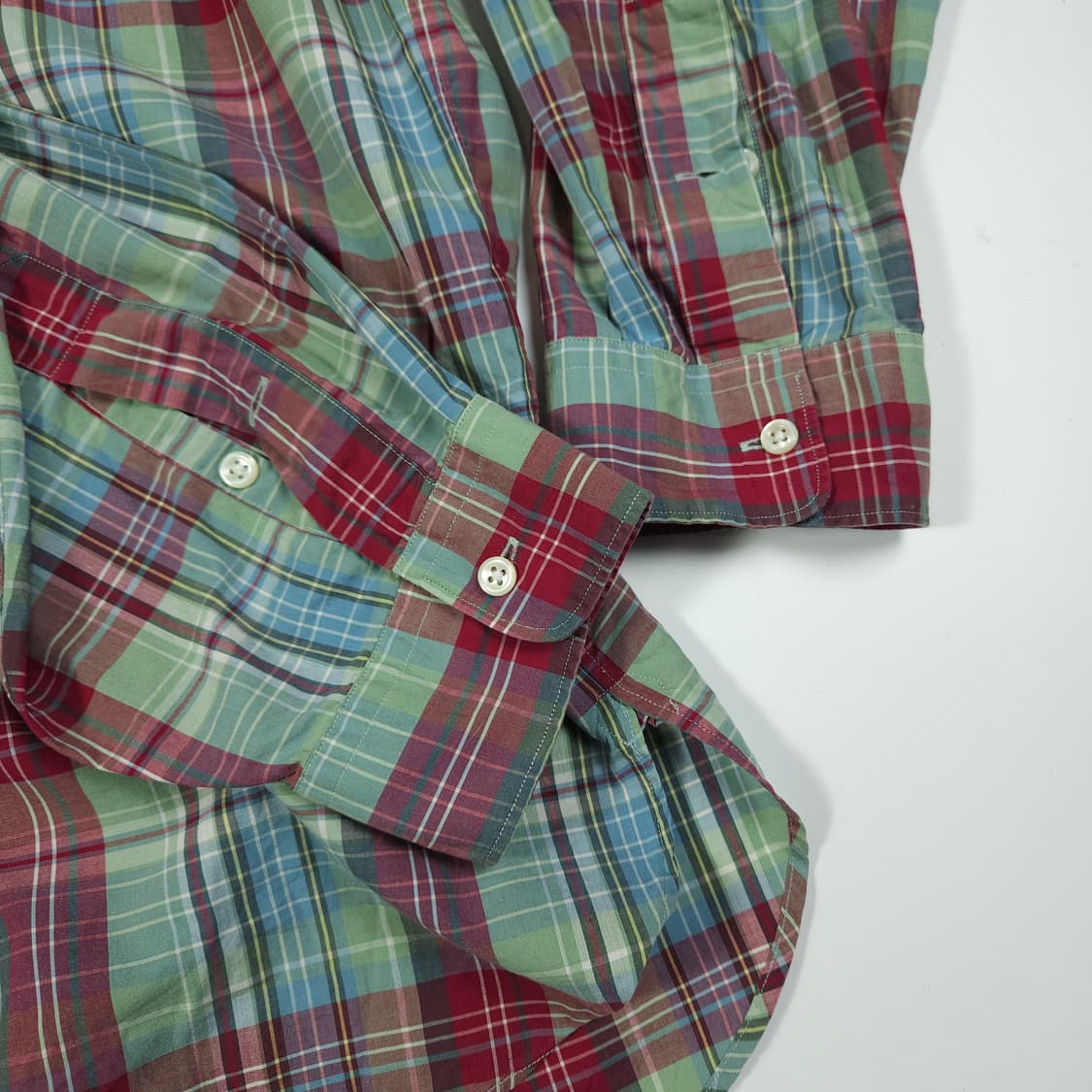 폴로 랄프로렌 오버핏 체크 셔츠 상품이미지4