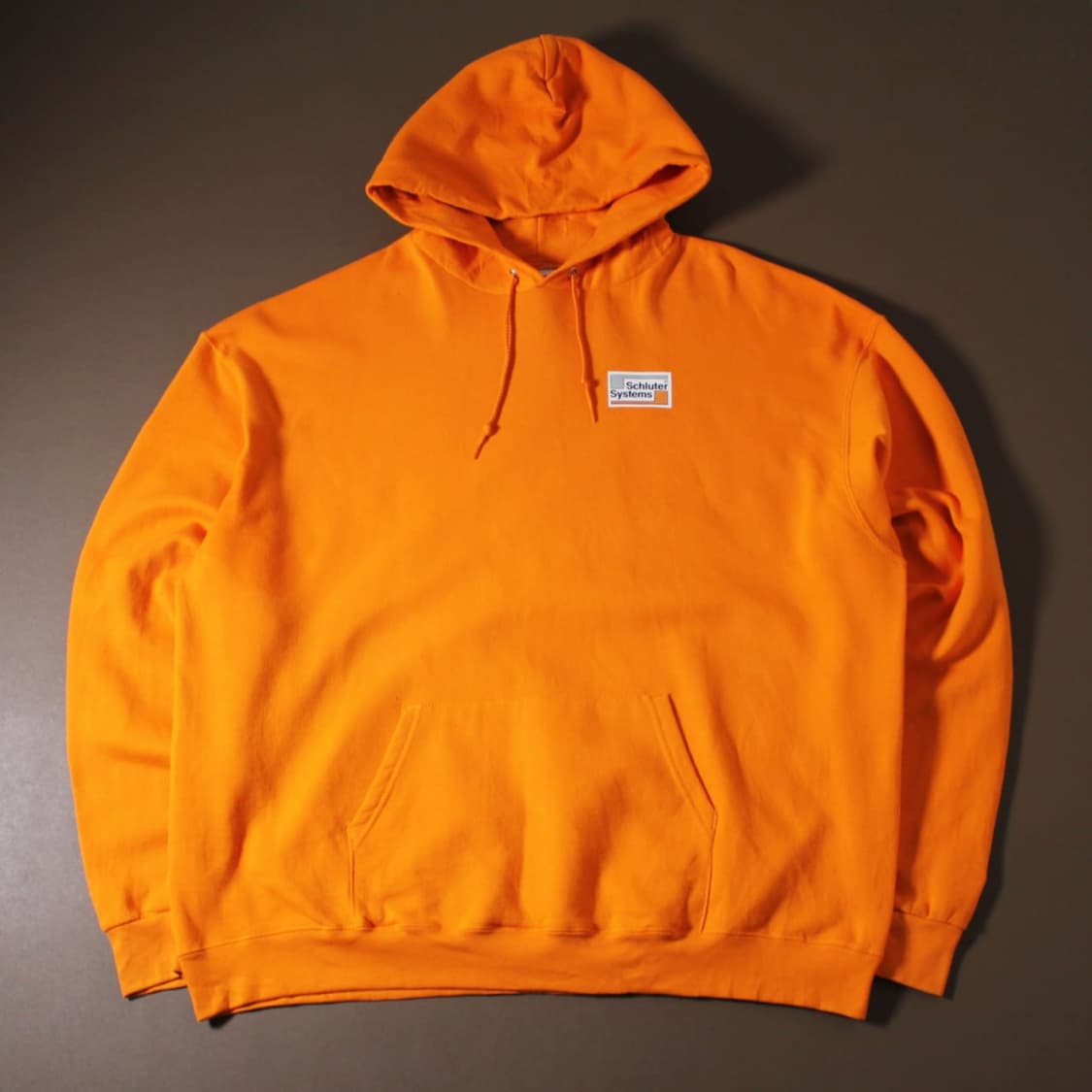 Champion 챔피온 기모 오렌지 후드티 상품이미지1