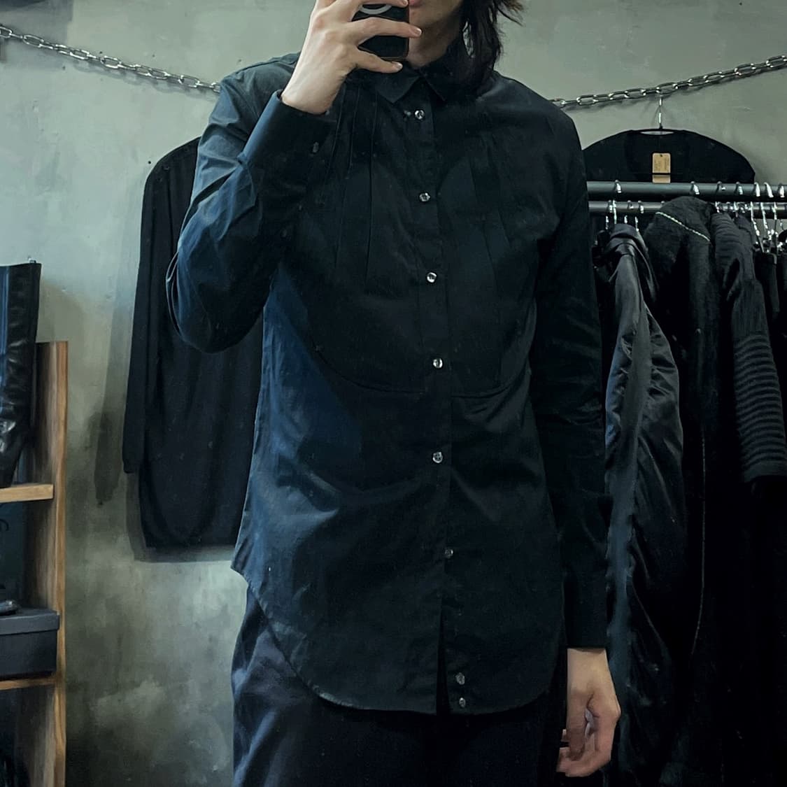 아르마니 플리츠 턱시도 셔츠 상품이미지2