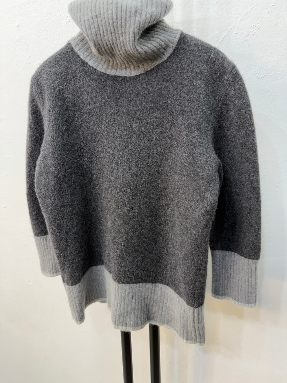 정품) 비앙카 이태리 캐시미어 터틀넥 니트 55 상품이미지3